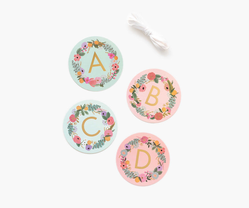 Garden Party - Letter Garland
