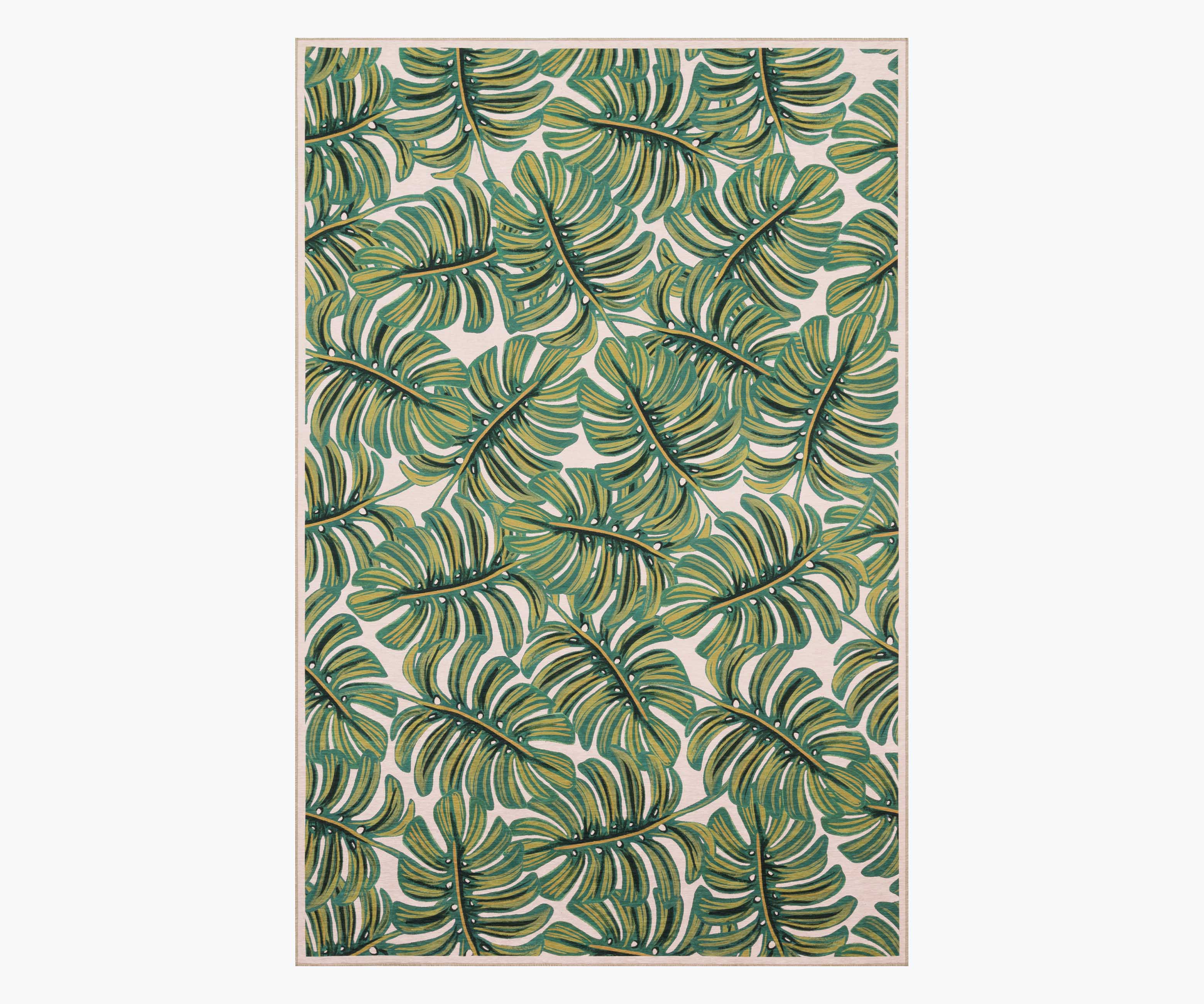 monstera outdoor rug Rifle Paper Co. Veranda VRN-01 Area Rug, 7'10" x 10'