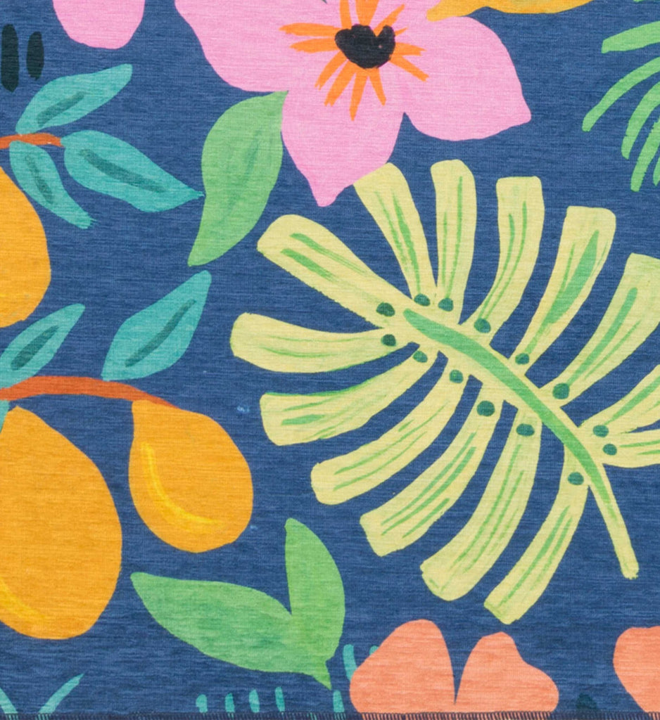 Veranda Terracotta Blue Indoor/Outdoor Rug | Rifle Paper Co.