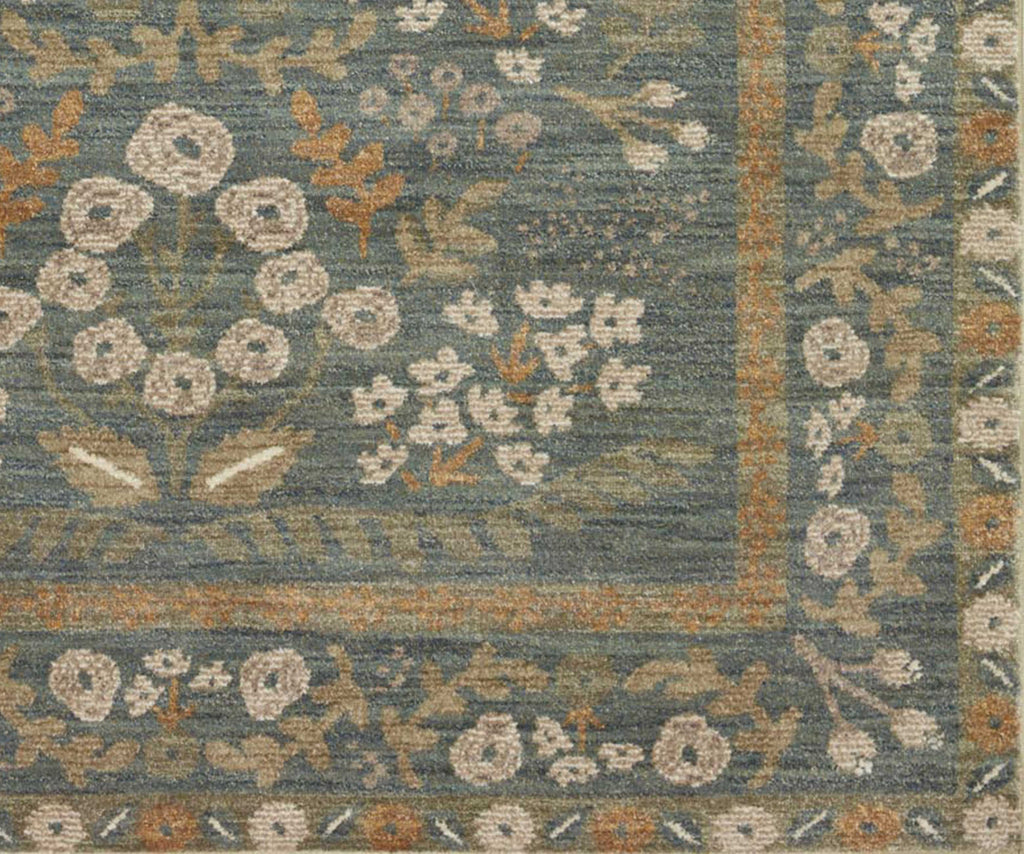 Fiore Florence Power Loomed Rug - Slate & Sage – Rifle Paper Co