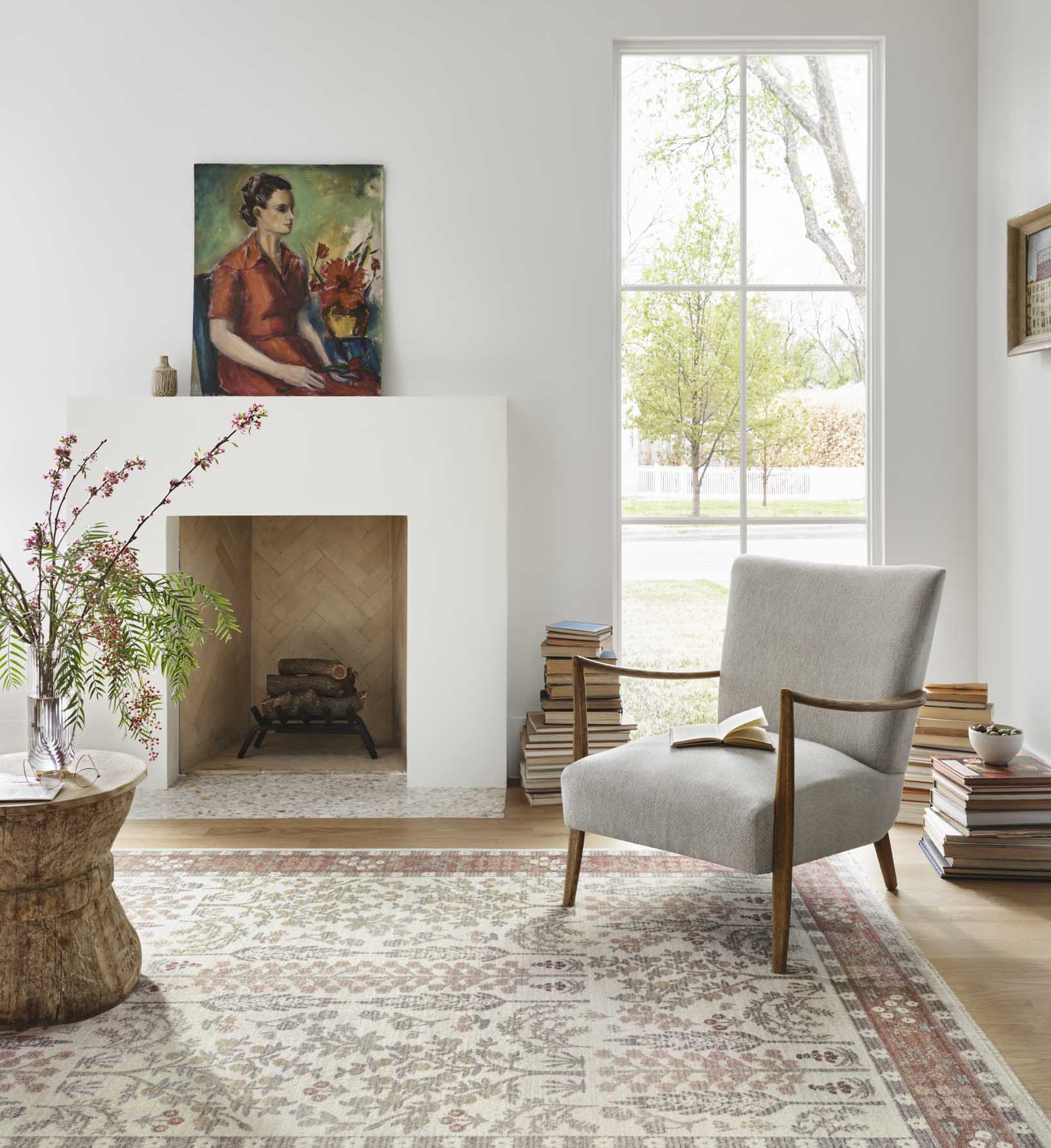 Holland Fenna Power-Loomed Rug - Rust