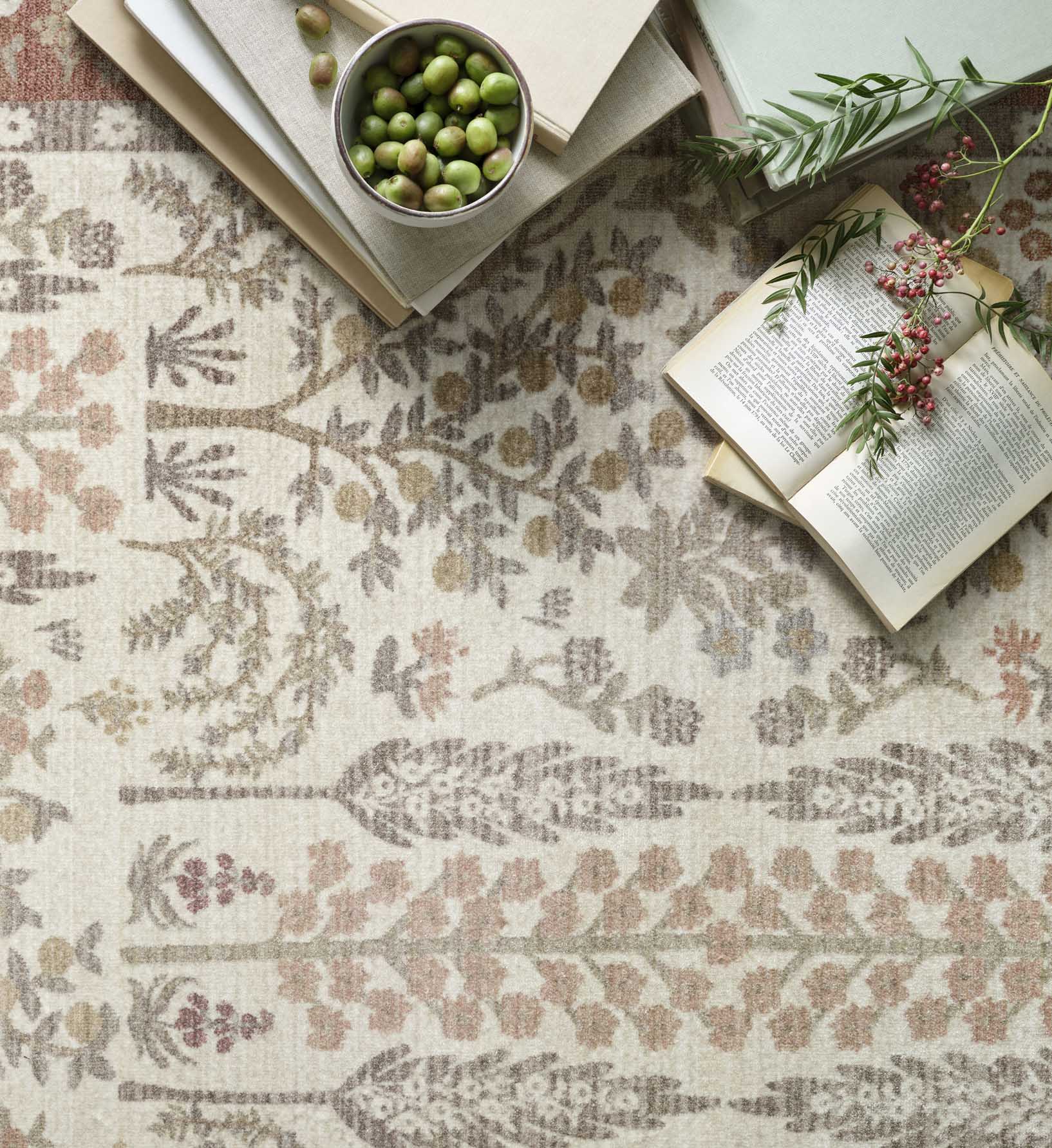 Holland Fenna Power-Loomed Rug - Rust