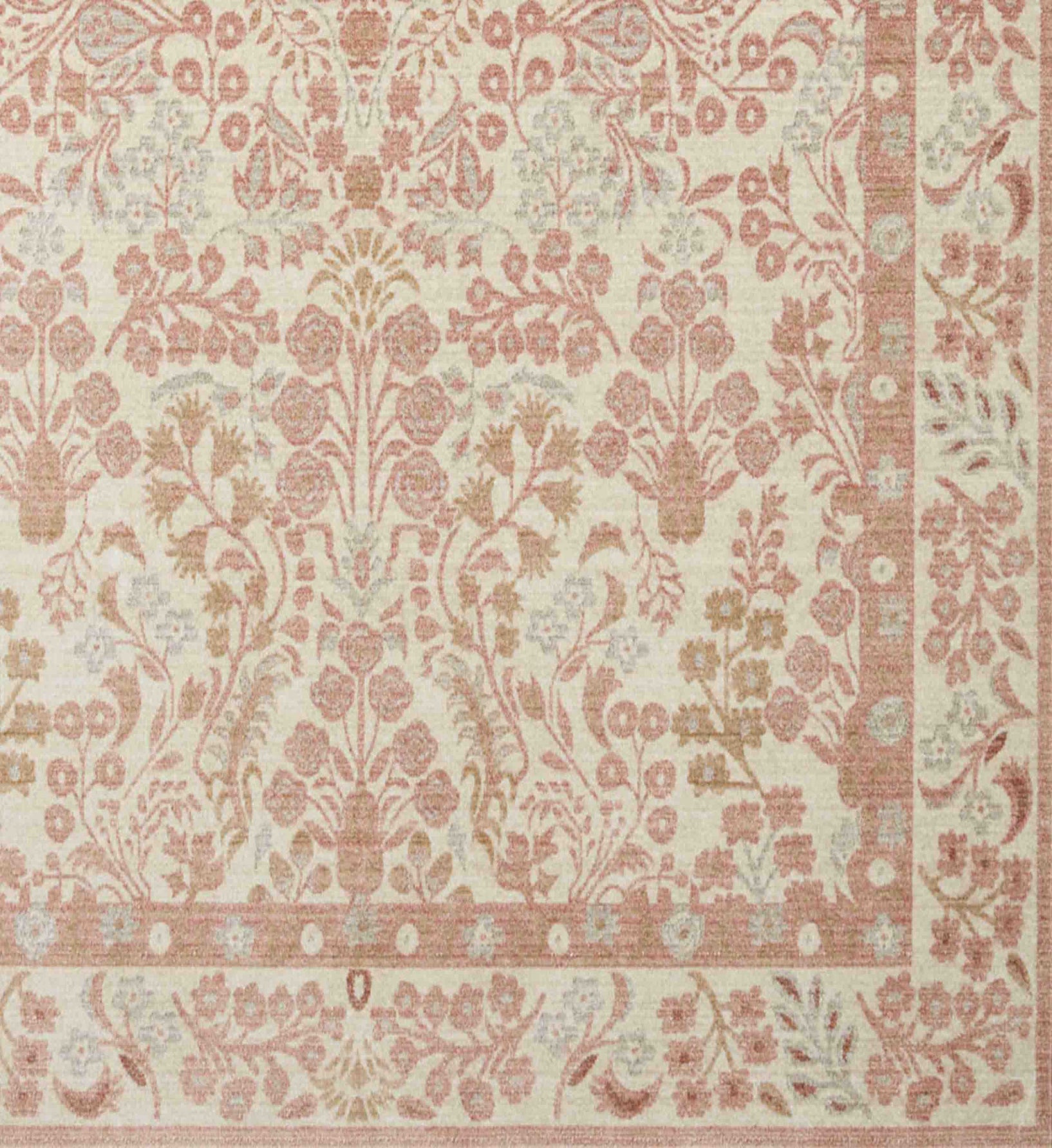 Holland Lotte Blush Power-Loomed Rug | Rifle Paper Co.