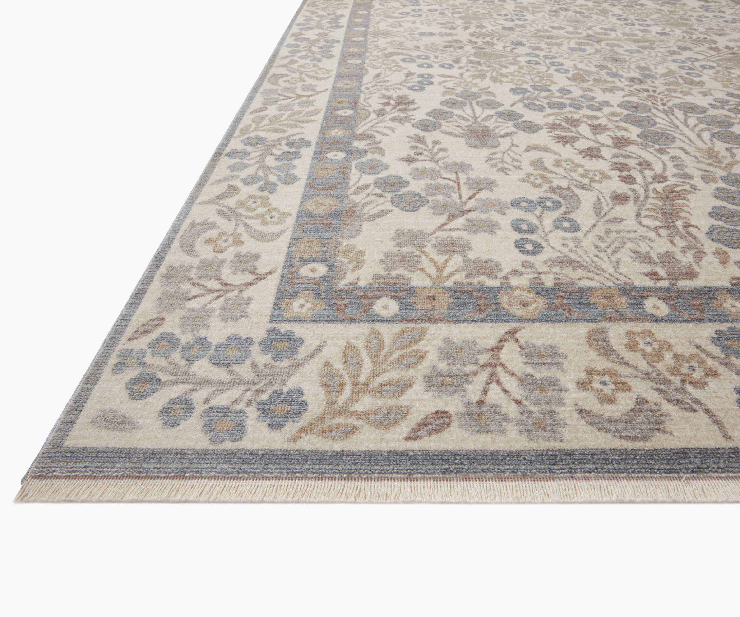 Lillerod Rug Holland Lotte Stone Floral Loomed Rug | Rifle Paper Co.