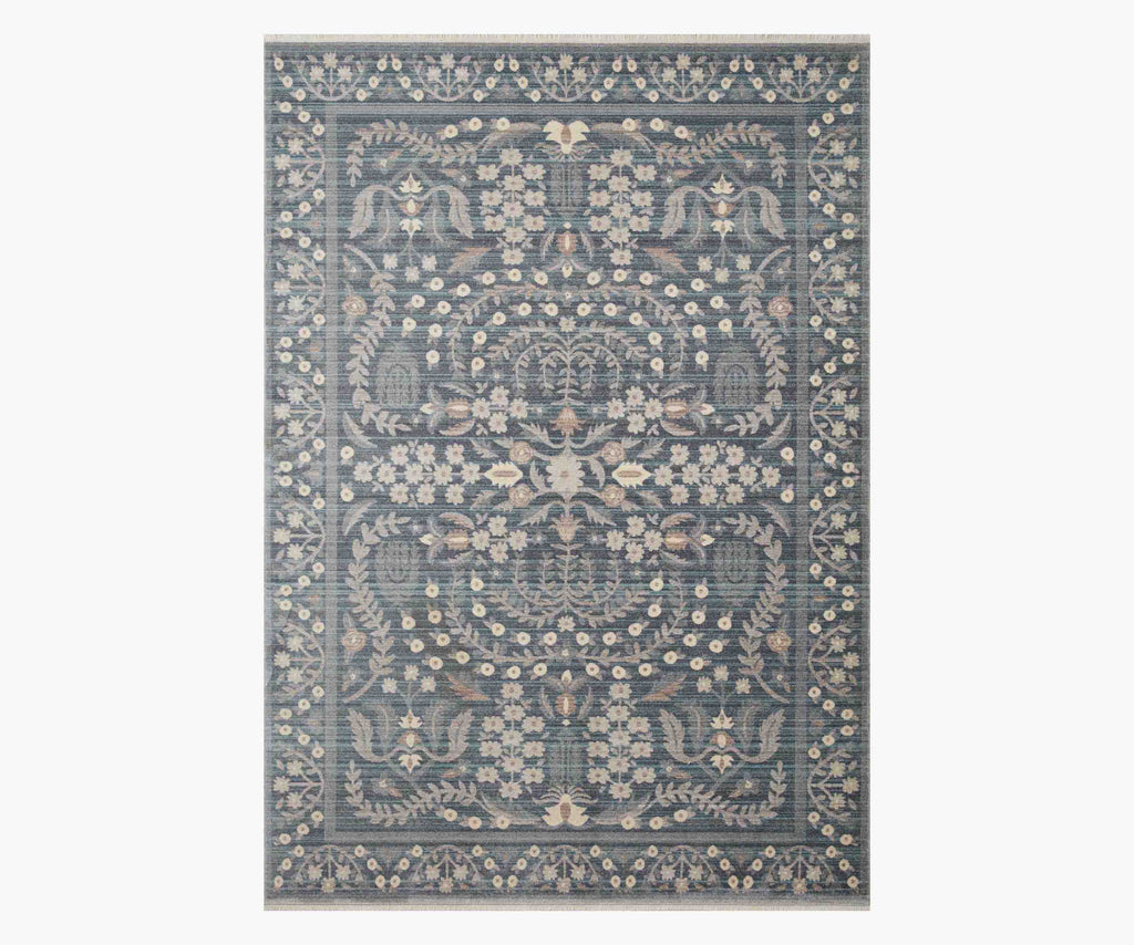 Holland Anika Power-Loomed Rug - Blue – Rifle Paper Co