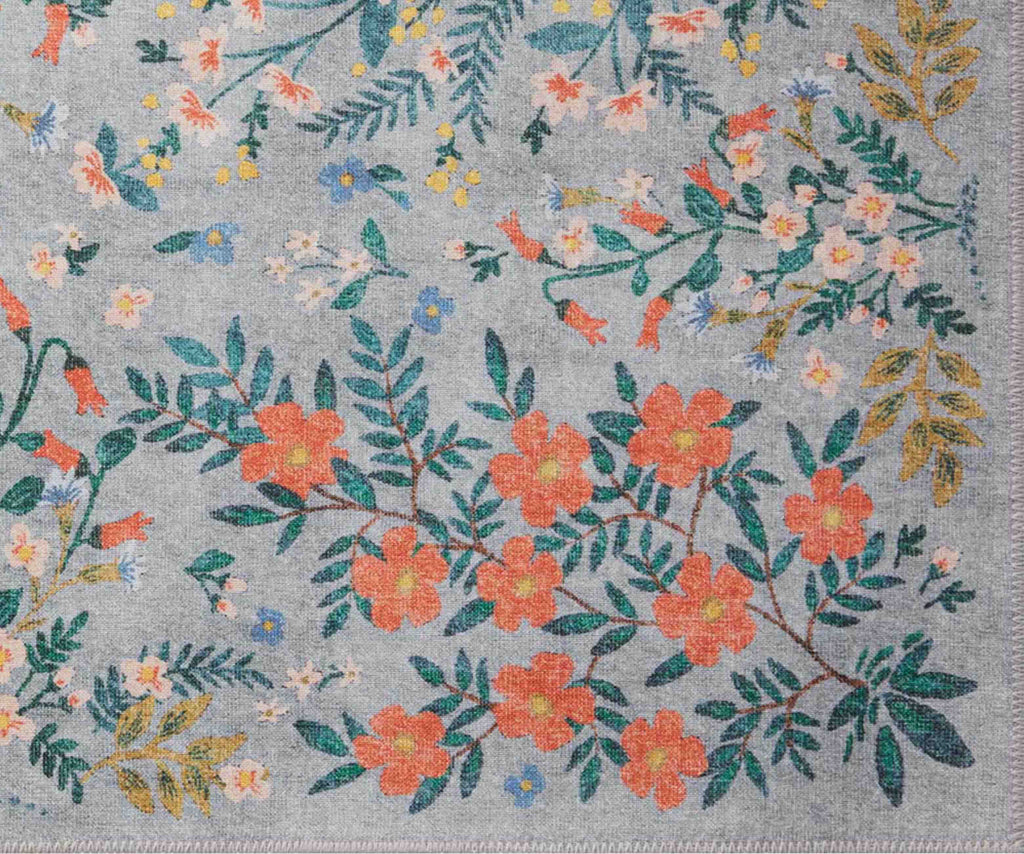 Atelier Wildwood Non-Slip Rug - Slate – Rifle Paper Co