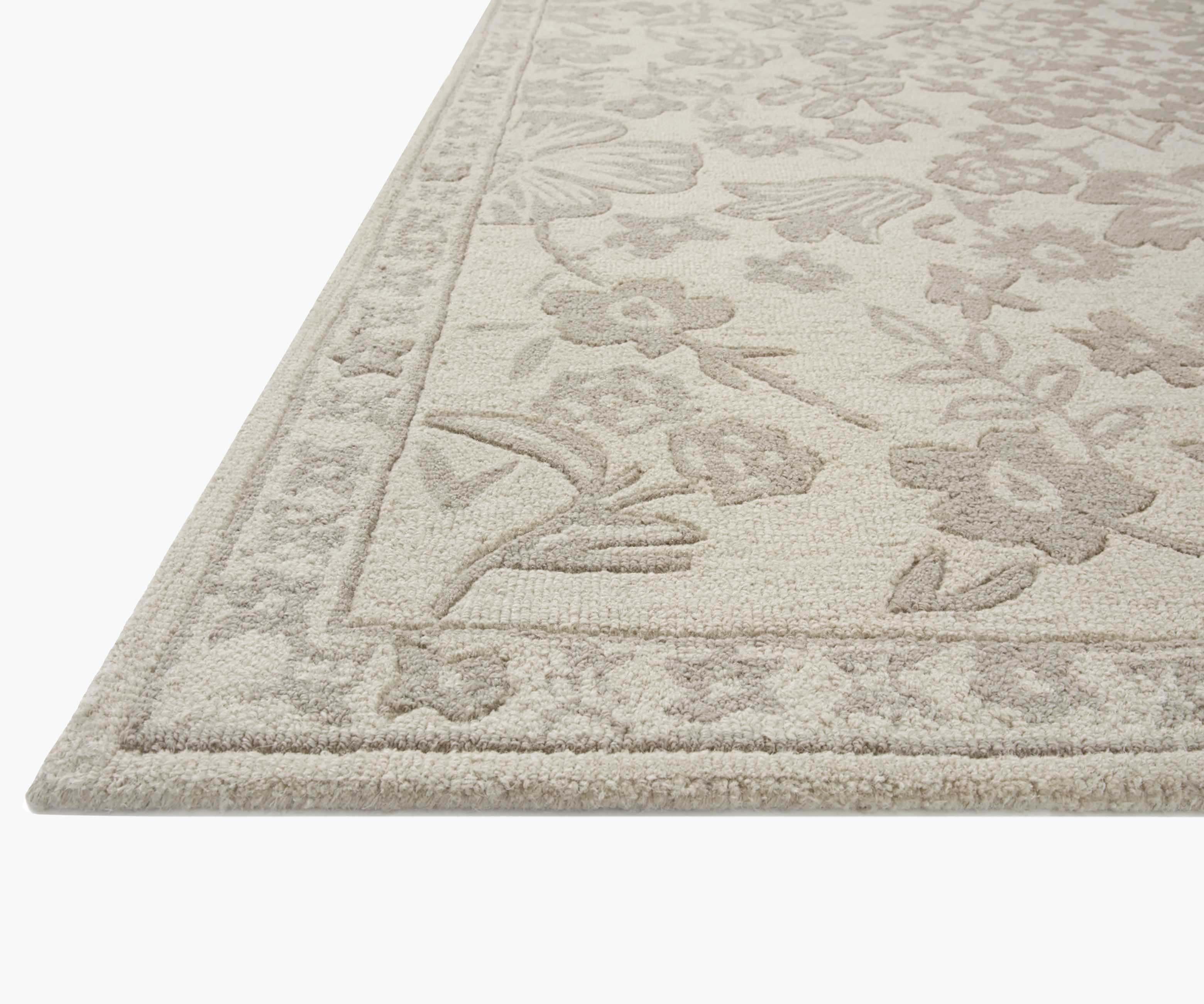 Arboretum Rose Garden Wool Rug in Ivory | Rifle Paper Co.