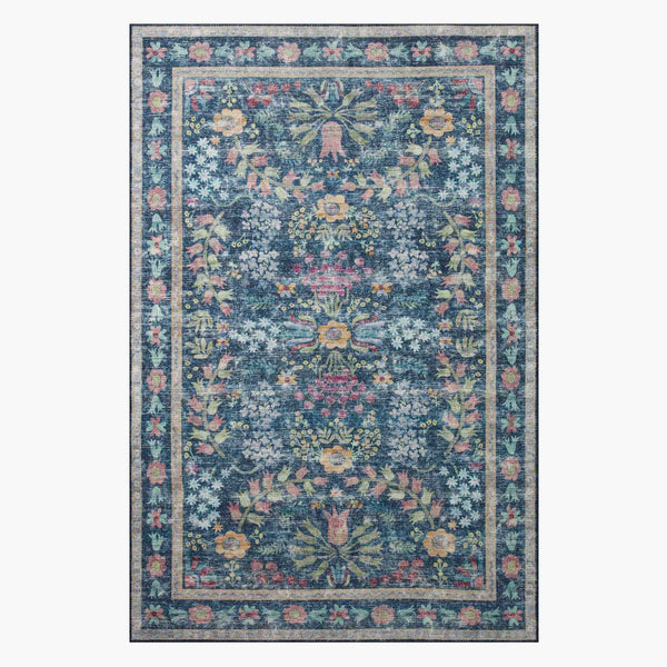 Maison Frances Power Loomed Rug - Blue Multi – Rifle Paper Co