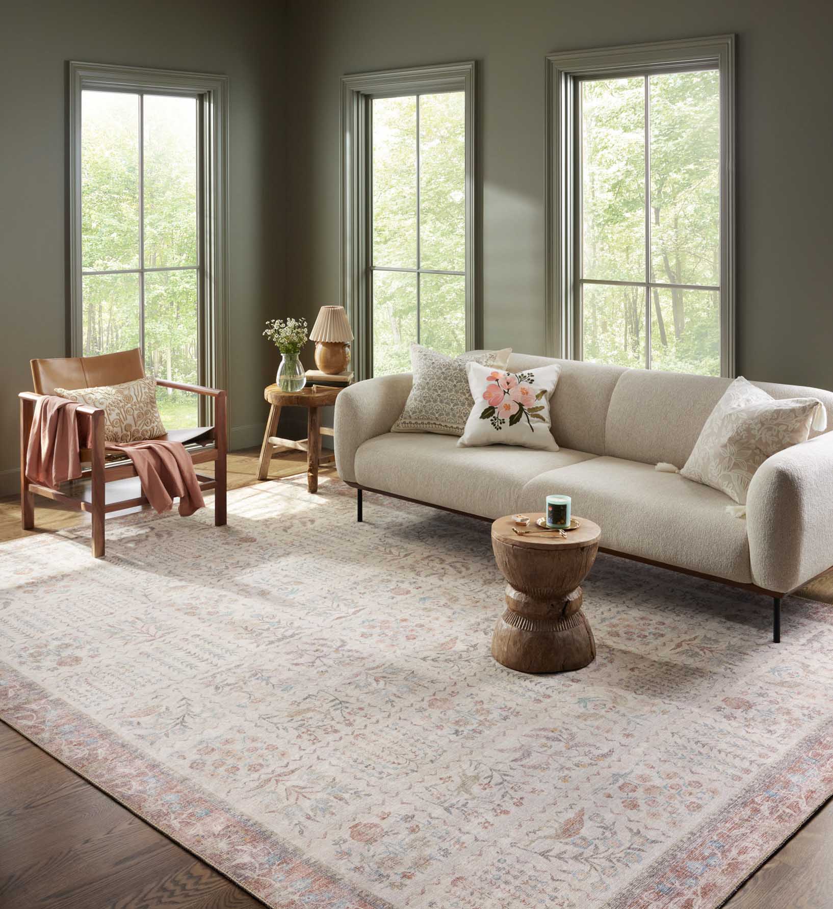 Maison Gallerie Cream Power Loomed Rug | Rifle Paper Co.