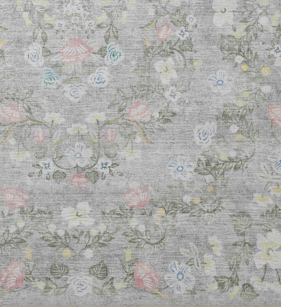 Palais Windsor Printed Rug in Grey | Rifle Paper Co.