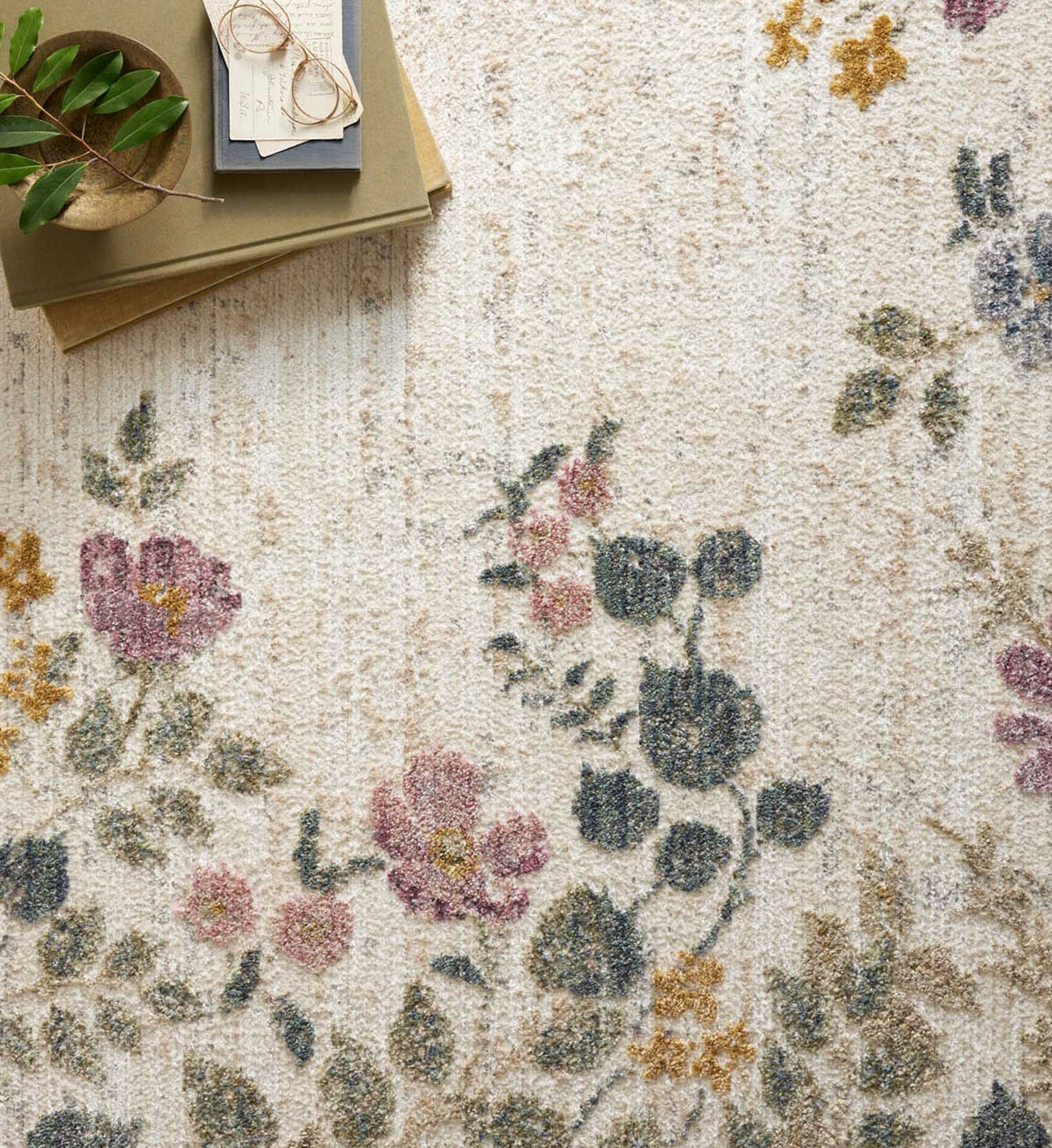 Provence Abbey Power-Loomed Rug in Ivory | Rifle Paper Co.