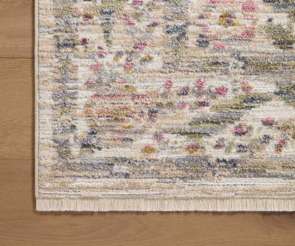 Provence Fleur Power-Loomed Rug in Ivory | Rifle Paper Co.