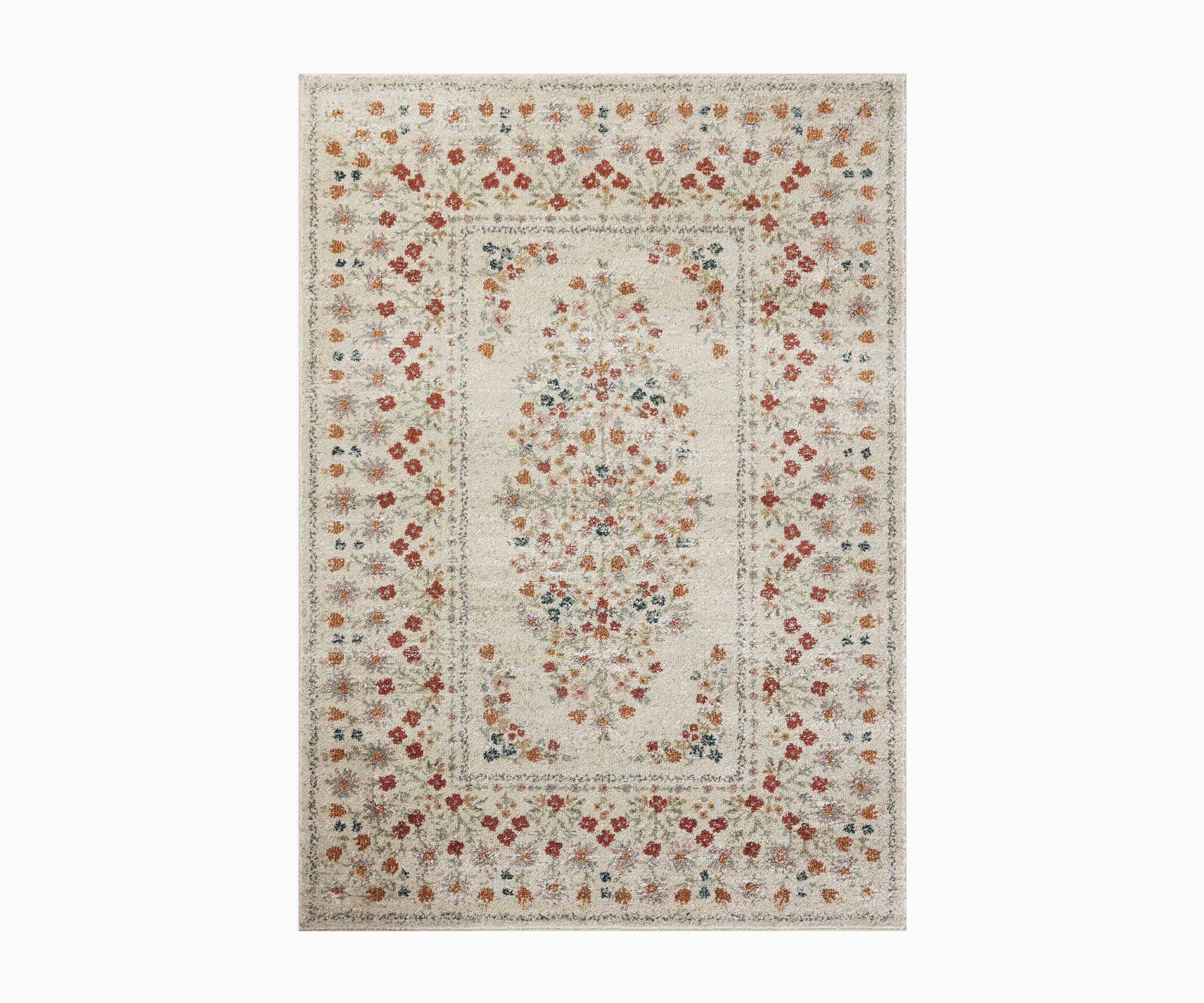 Laurel Linen Power Loomed Floral Rug | Rifle Paper Co.