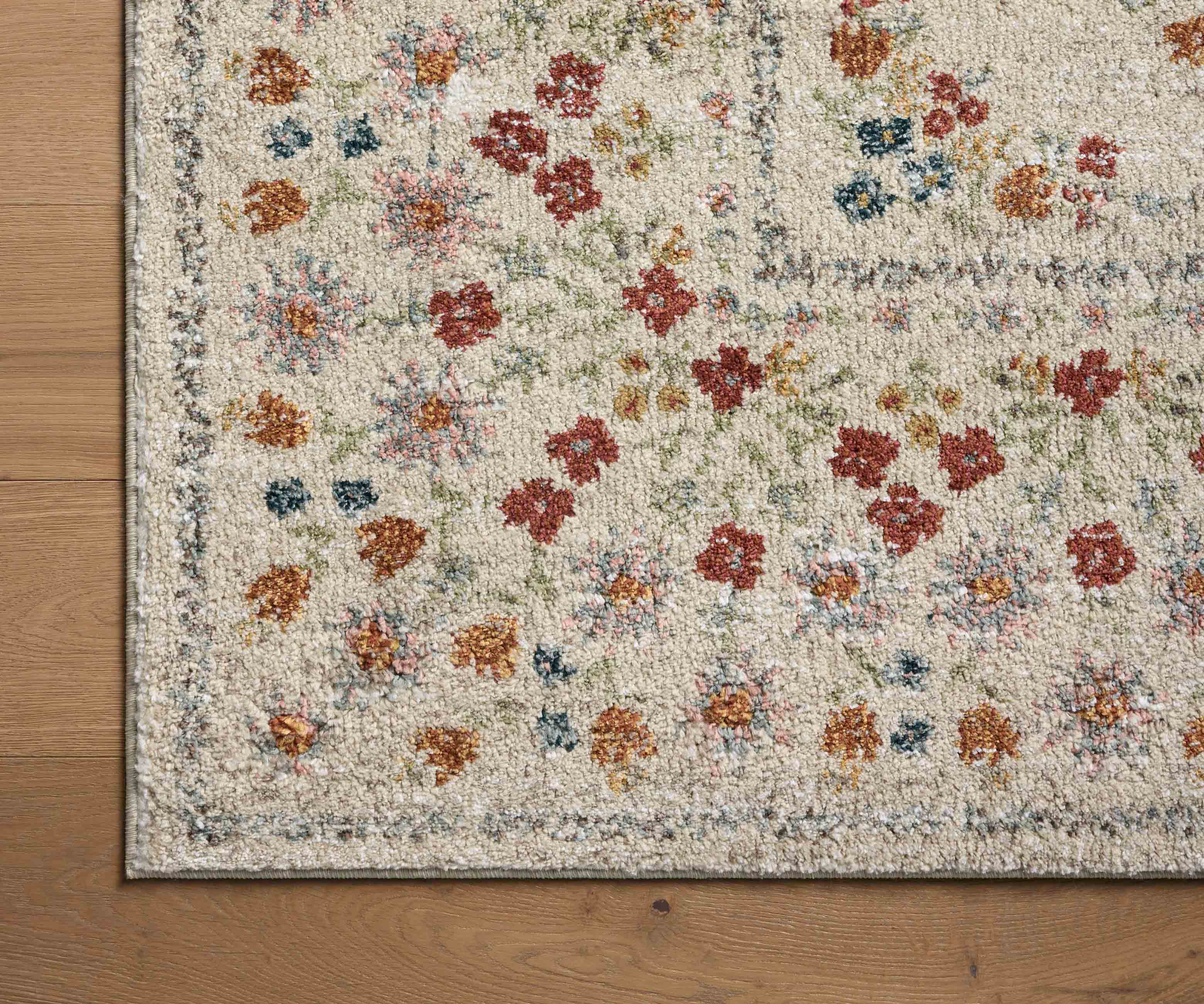 Laurel Linen Power Loomed Floral Rug | Rifle Paper Co.