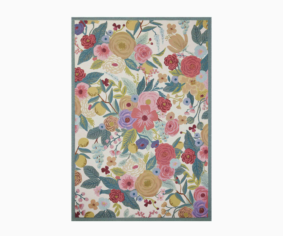 Garden Party Power-Loomed Rug – Rose Multi | Rifle Paper Co.