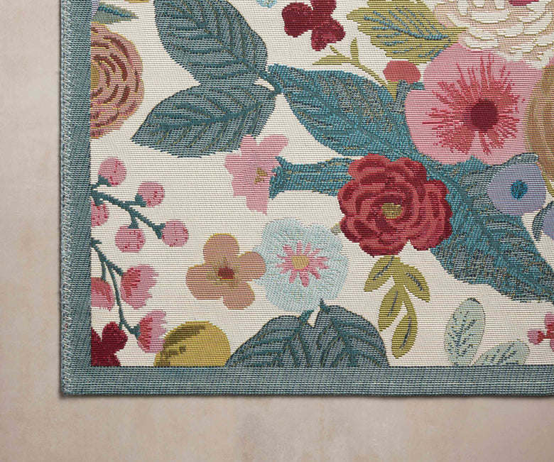 Garden Party Power-Loomed Rug – Rose Multi | Rifle Paper Co.