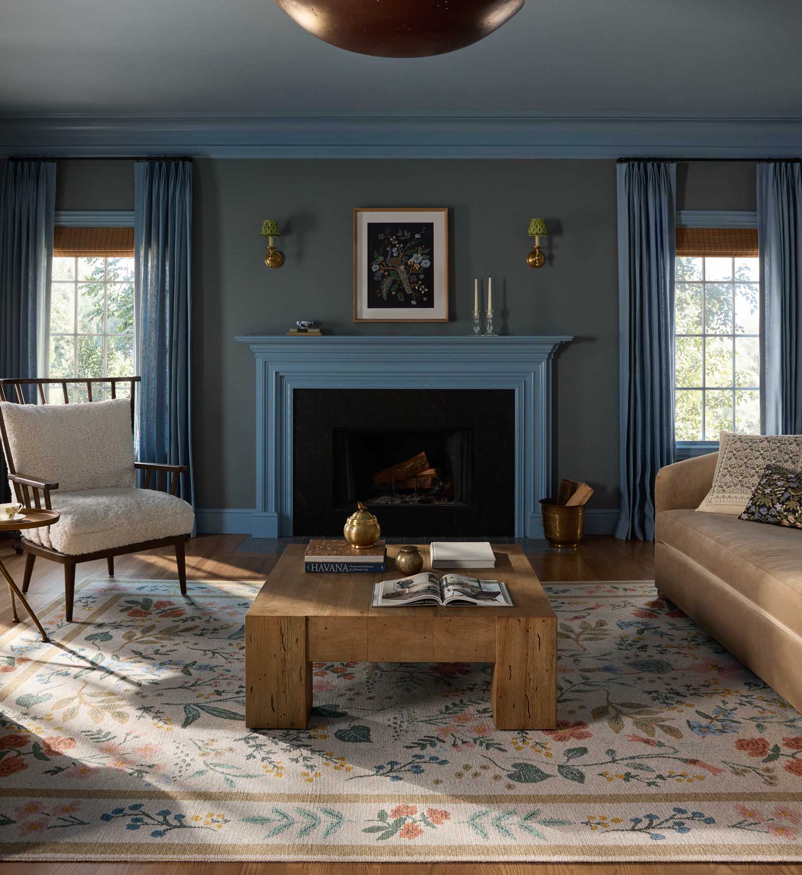 Wildwood Printed Rug - Wildwood Cream