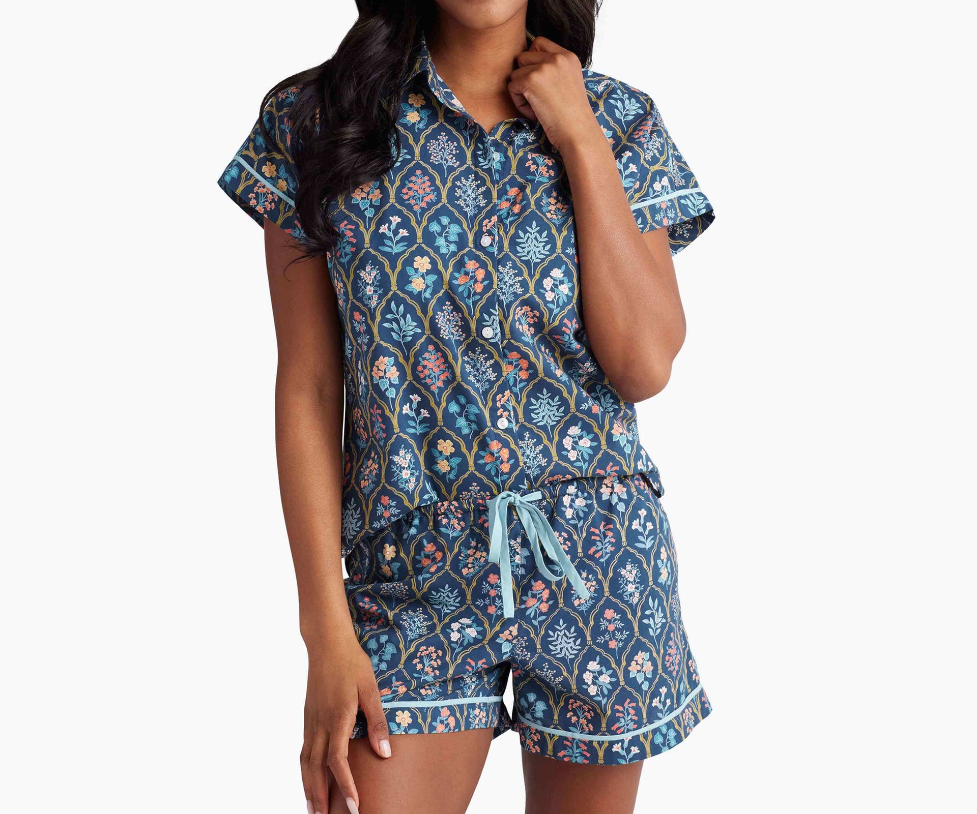Hawthorne - Voile Button Front Short Set