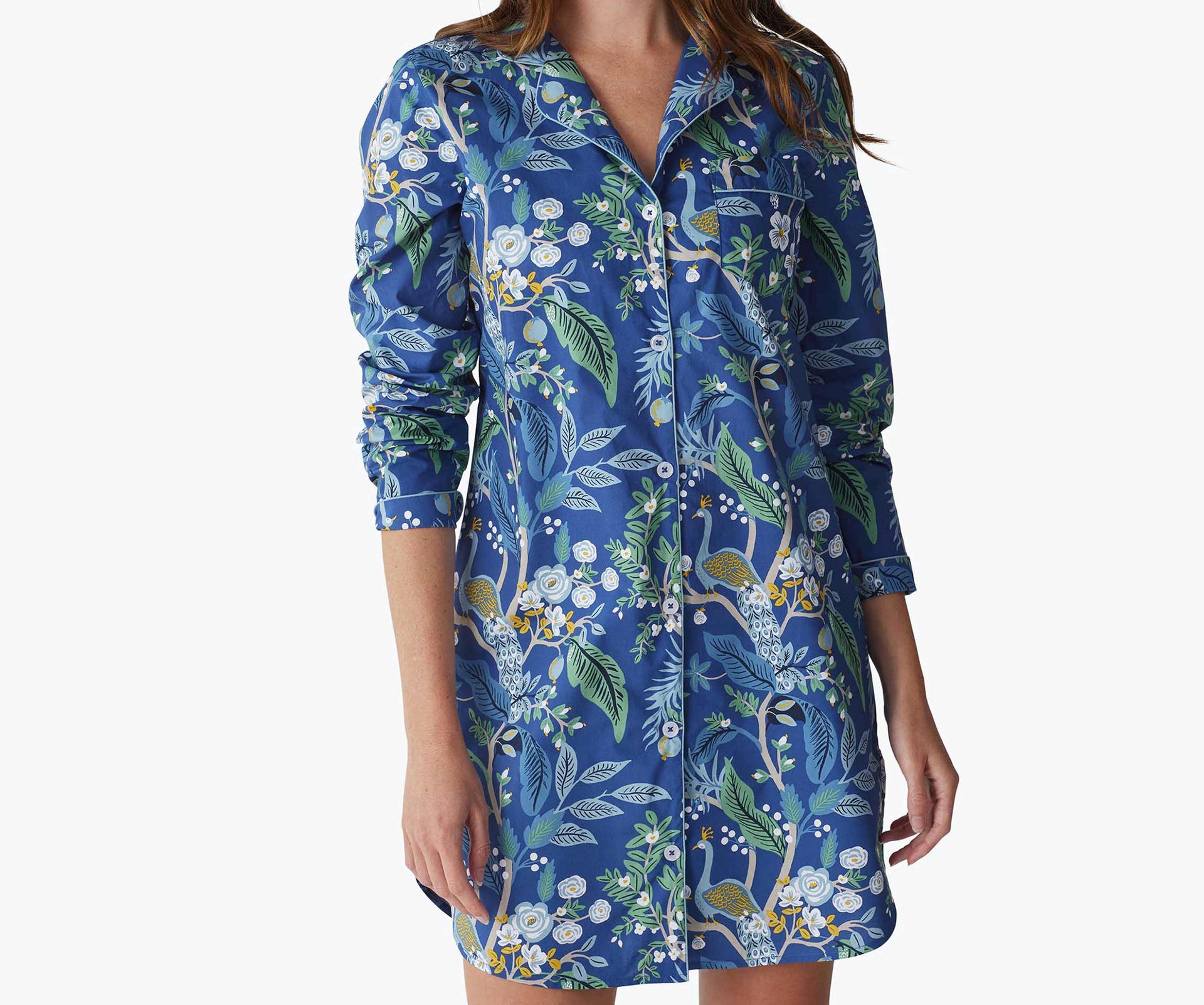 Peacock - Poplin Nightshirt