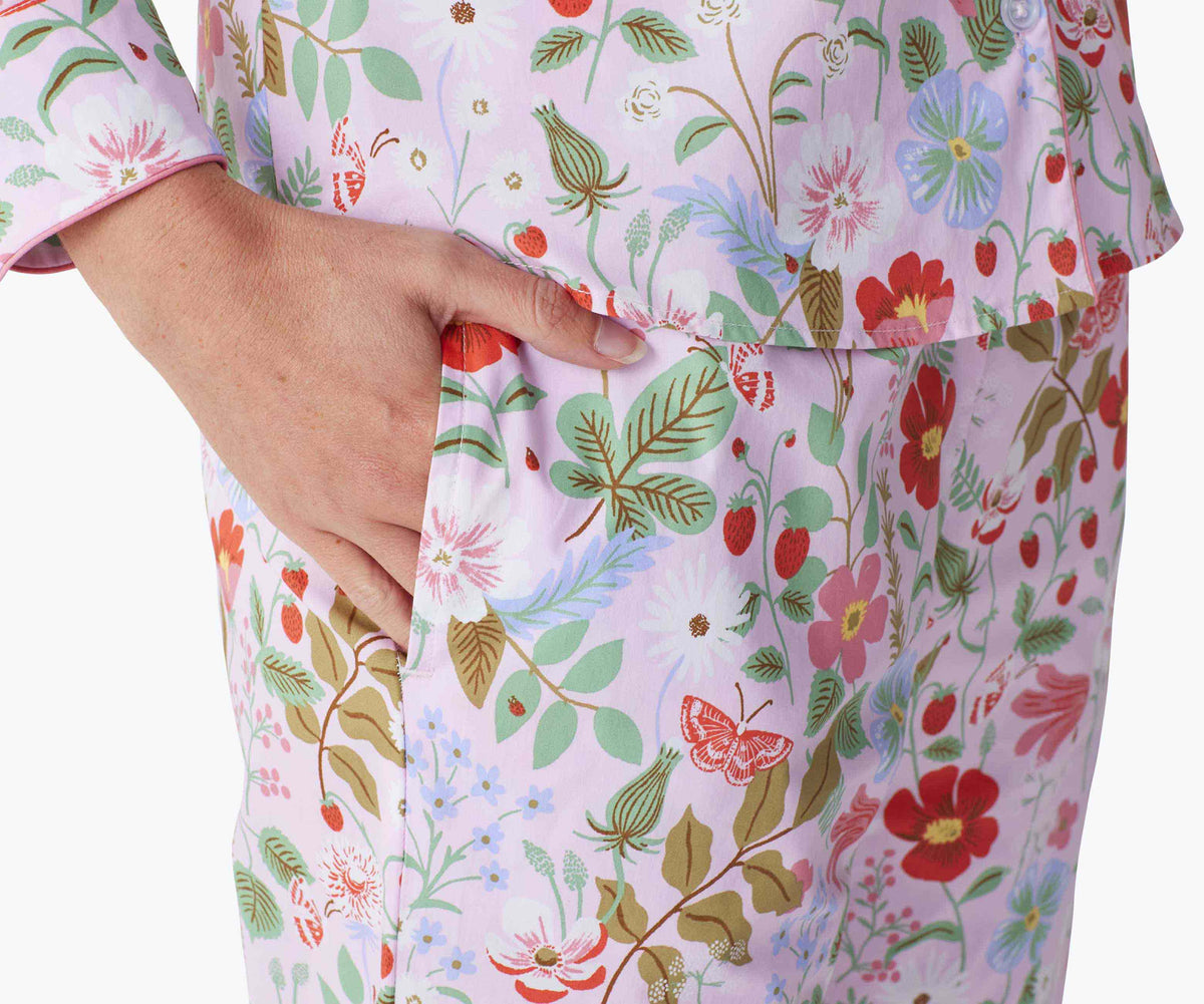 Strawberry Fields Poplin Pajama Set | Rifle Paper Co.