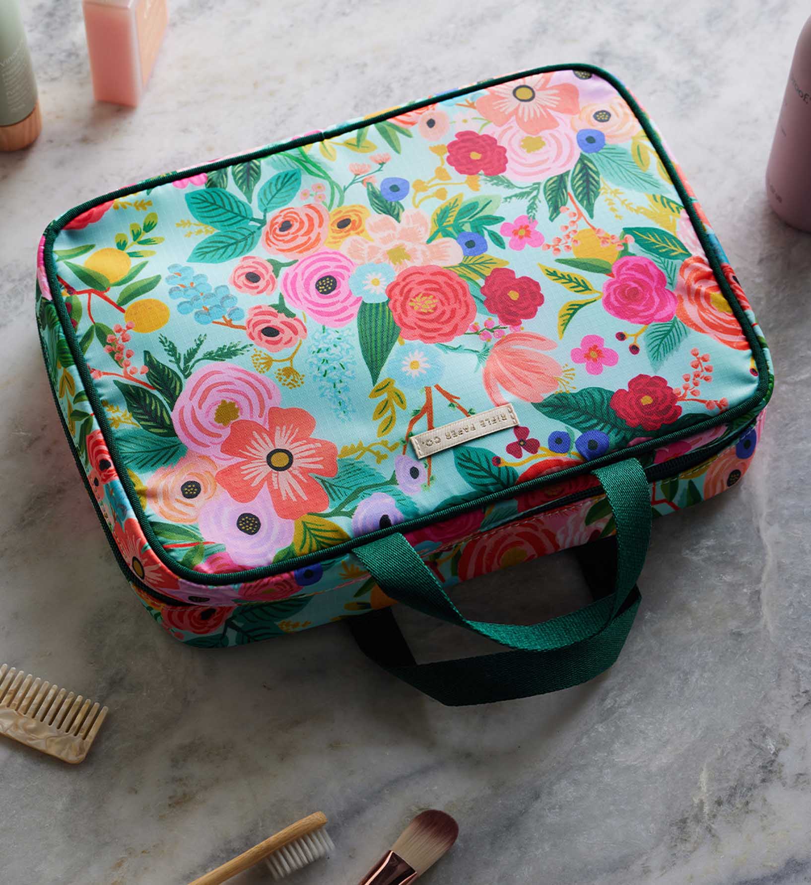 Travel Cosmetic Case - Garden Party