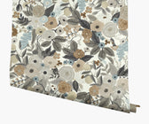 油彩画【garden party】 4号 Garden Party Wallpaper Sample - Linen Multi – Rifle Paper Co