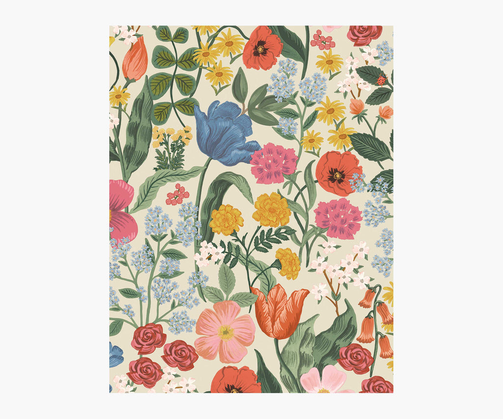 Blossom Wallpaper Sample - Cream – Rifle Paper Co