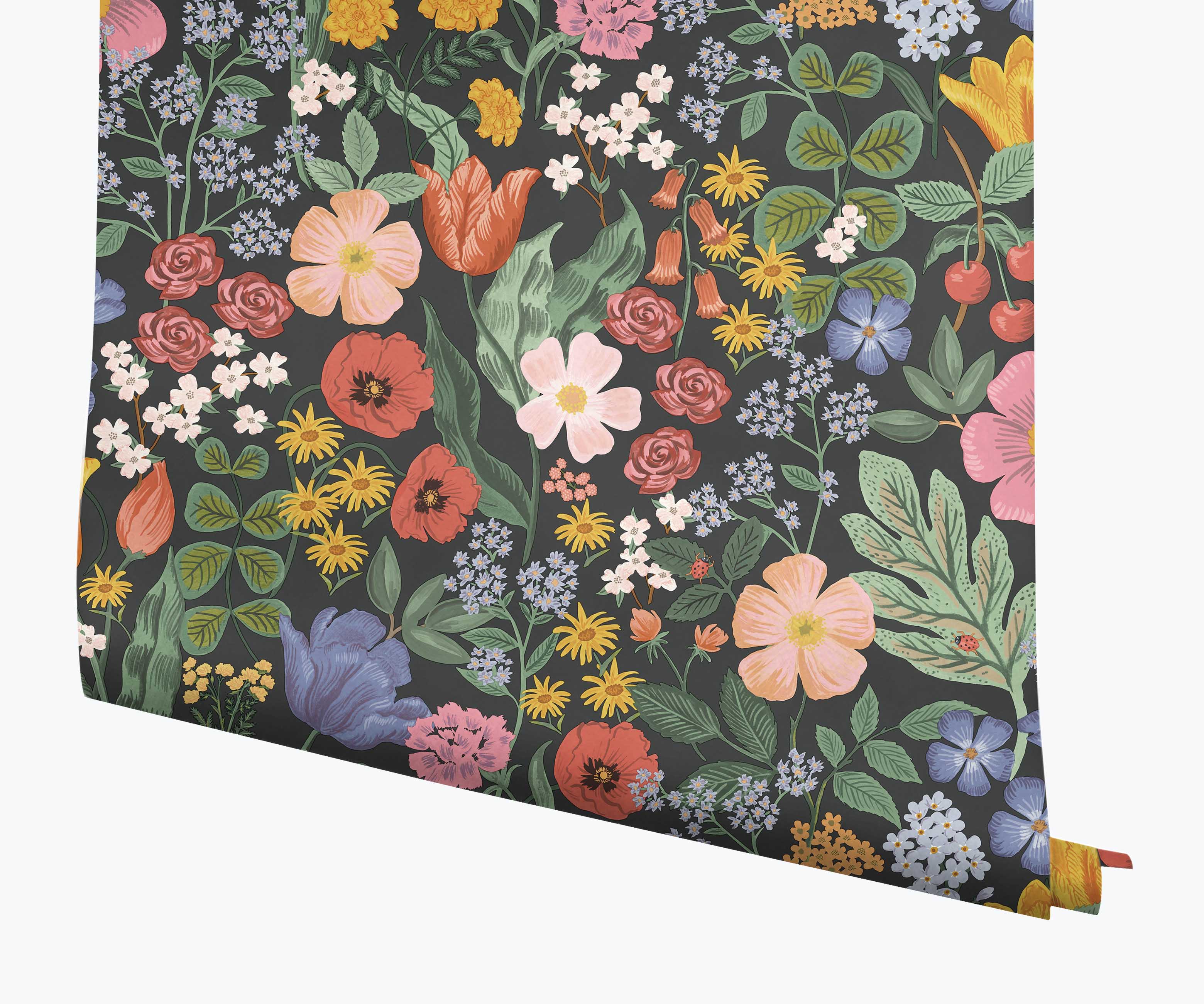 COLLEEN WILCOX KNAPSACK ブラック/フラワー柄 COLLEEN WILCOX KNAPSACK ブラック/フラワー柄